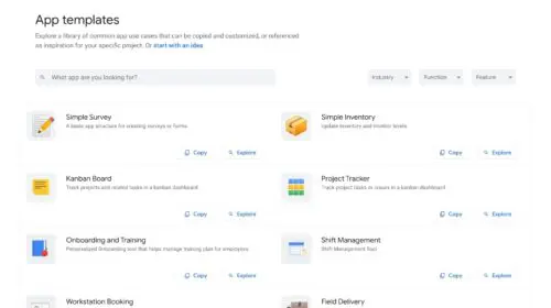 google appsheet google workspace aplicacion sin codigo