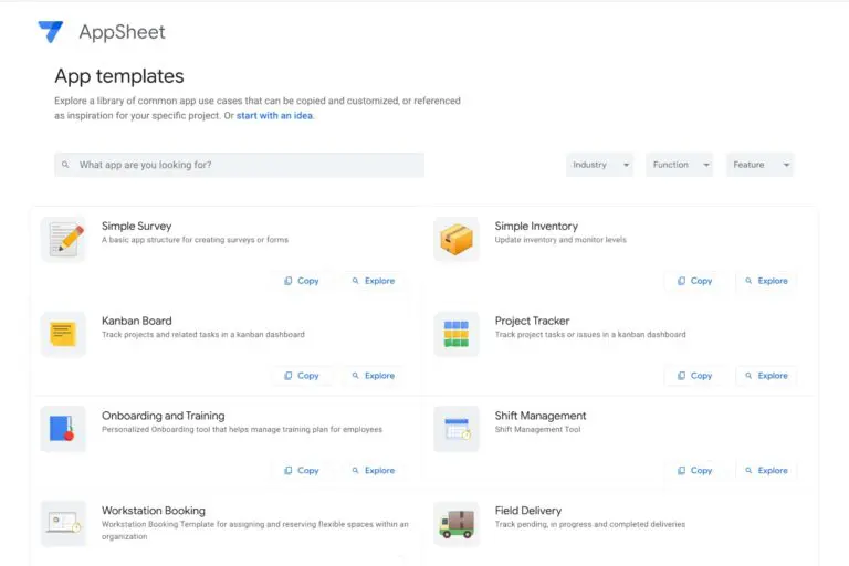 google appsheet google workspace aplicacion sin codigo