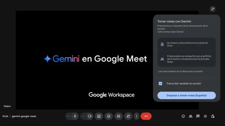 Gemini en Google Meet: optimiza tus videoconferencias y videollamadas