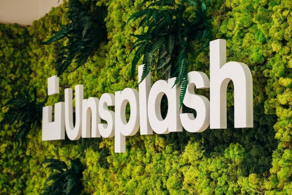 Unsplah office green wall banco de imagenes sin copyright