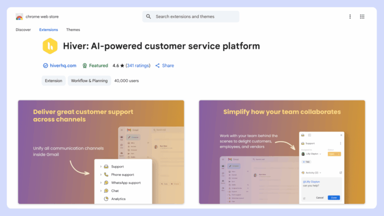 Hiver Extension Chrome
